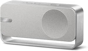 Bose Soundlink Home Speaker, Premium, Portable And Wireless Bluetooth Bookshelf Speaker, Up To 9 Hours Battery Life, Light Silver