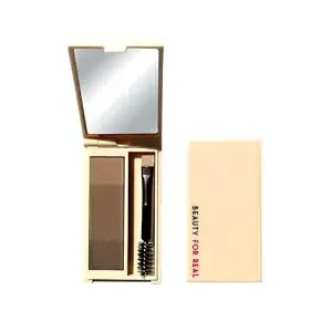 Beauty For Real Brow Max Ombre Brow Powder, Light - Shapes, Balances & Defines Eyebrows - Long-Wear Formula - Vegan, Cruelty Free & Paraben Free