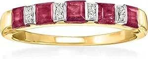Ross-Simons Precious Gemstone Ring In 18kt Gold Over Sterling