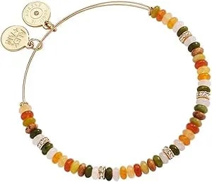 Alex And Ani Multi-Color Semi-Precious Beaded Bangle