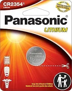 Panasonic cr2354 3.0 Volt Long Lasting Lithium Coin Cell Batteries In Child Resistant, Standards Based Packaging, 1-Battery Pack