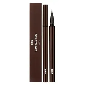 Bbia Last Pen Eyeliner - Waterproof Liquid Pen Eye Liner Long-Lasing Quick Dry Multi-Proof Easy Drawing Ink Tank Type With Precise & Flexible Fine Brush No-Skip Korean Eye Makeup (02 Sharpen Brown)