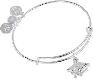 Alex And Ani 2024 Graduation Cap Charm Bangle