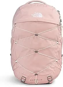 The North Face Women'S Borealis Commuter Laptop Backpack - Everyday Travel Bag, Laptop Sleeve, Reflective Details, Pink Moss Dark Heather/Gardenia White-Npf, One Size