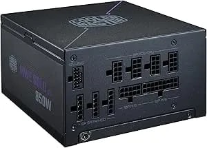 Cooler Master MWE Gold 850 V3 Fully Modular Power Supply – 850W 80+ Gold Certified PSU, Cybenetics Platinum, 90° 12V-2x6 Pcie 5.1, ATX 3.1 Support, Low Noise Zero-RPM Mode, 10-Year Warranty