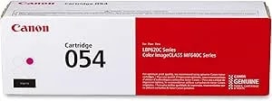 Canon Genuine 054 Magenta Toner Cartridge Compatible With lbp622cdw, lbp623cdw, mf641cdw, mf642cdw, mf644cdw