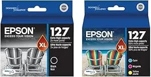 Epson 127 Extra High Capacity Ink Cartridge Complete Color Set