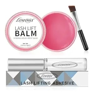 Lash Lift Glue Balm Lash Lift Adhesive Eyelash Perm Glue For Lash Lifting And Curling Strong Sticky Hold Eyelash Lift (2 Pcs)
