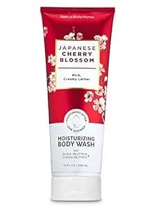 Bath And Body Works Moisturizing Body Wash 10 Oz (Japanese Cherry Blossom)