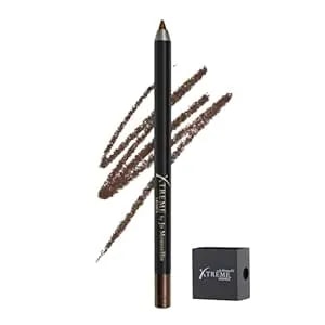 Xtreme Lashes Glideliner Long Lasting Eye Pencil With Sharpener, Xpresso, 0.04 Oz, Waterproof Makeup, Gel Formula, Blendable, Smudge, Fade, & Sweat Proof