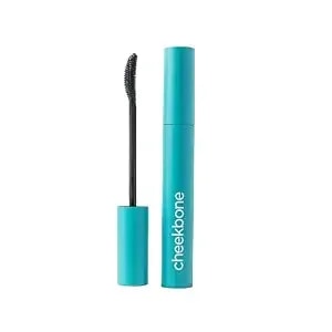 Cheekbone Uprise Black Mascara, Clean Mascara For Length, Volume & Definition, Long-Wear, Fast-Drying Formula With Pumice Stone & Argan Oil, 0.24 Oz.