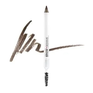 Wet N Wild Brow-Sessive Brow Pencil, Ultra-Precise Dual Ended Pencil/Spoolie Brush For Perfect Buildable Blendable Shaping, Natural Lasting Shades For Every Brow, Cruelty-Free & Vegan - Medium Brown
