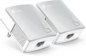 TP-Link AV600 Powerline Ethernet Adapter Kit - Gigabit Port, Plug Pair &Play, Power Saving, Nano Sized Powerline Network Adapter (TL-PA4010 KIT)