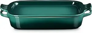 Le Creuset Stoneware Rectangular Dish With Platter Lid, 3 Qt., Artichaut