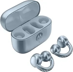 Motorola Moto Buds Loop With Sound By Bose With Crystals By Swarovski® - (Ice Melt Blue)