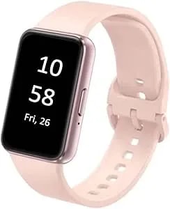 Samsung Galaxy FIT 3 [2024] 1.6" Amoled Display - 14 Days Battery Life - 100+ Watchfaces - 100+ Exercise Modes - International Model - (Pink)