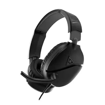 Turtle Beach Recon 70 Multiplatform Gaming Headset For PS5, PS4, Xbox Series X - S, Xbox One, PC & Mobile W/ 3.5mm Wired Connection - Flip-To-Mute Mic, 40mm Speakers, Lightweight Design, Black