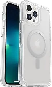 Otterbox Iphone 13 Pro Max And Iphone 12 Pro Max (Only) - Symmetry Clear Series+ Case - Clear - Ultra-Sleek - Snaps To Magsafe - Raised Edges Protect Camera & Screen - Non-Retail Packaging