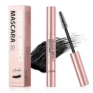 Mascara Liquid Lash Extensions, Lengthening & Volumizing Liquid Lash Extensions, Tubing Formula For Volume & Lift - Smudge, Flake & Fade Proof - Nourishing Formula Safe For Sensitive Eyes