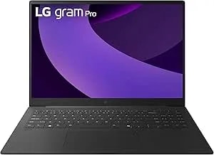 Lg Gram Pro 16-Inch Lightweight Laptop Computer, Intel Evo Edition Powered By Intel Core ultra9 285h Processor, Nvidia rtx5050, Windows 11 Home, 32gb Ram, 2tb Ssd, Black