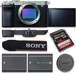 Sony Alpha 7cr Full-Frame Interchangeable Lens Hybrid Camera - Silver (Value Bundle)
