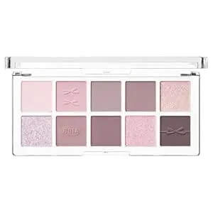 Bbia Essential Eye Palette - Buildable & Blendable Eyeshadow Palette Matte Finish & Gorgeous Shimmer Glitter Pearls Warm Cool Natural Shade Soft Shadow Colors Vegan Korean Makeup (01 Your Mauve)