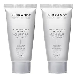Dr. Brandt Pores No More, Pore Refiner Primer - Instantly Minimizes The Appearance Of Pores, Absorbs Oil & Mattifies Shine - 0.5 Fl Oz, Pack Of 2
