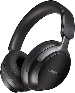 Bose Quietcomfort Ultra Bluetooth Headphones, Wireless Headphones With Spatial Audio, Over Ear Noise Cancelling With Mic, Up To 24 Hours Of Playtime, Black