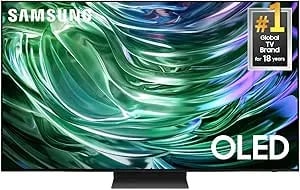 Samsung 65-Inch Class Oled 4k s90d Series Hdr+ Smart Tv W/Dolby Atmos, Object Tracking Sound Lite, Motion Xcelerator, Real Depth Enhancer, 4k Ai Upscaling, Alexa Built-In (qn65s90d, 2024 Model)