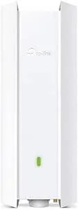 TP-Link Omada Long Range Outdoor Access Point - Wifi Extender Outdoor Universal Compatible - Wifi 6 AX1800 Dual Band - IP68 Weatherproof - Seamless Roaming - Omada Remote Managed(EAP610-Outdoor)