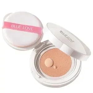 Blue Love Cushion Liquid Foundation - Lightweight, Long-Lasting Concealer & Tinted Moisturizer For Flawless Face Makeup, Perfect For Mature Skin (Natural)