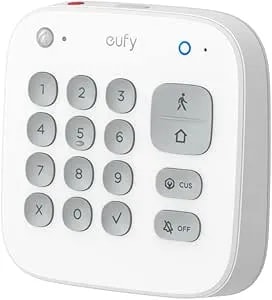 Eufy Keypad E10, Quick And Convenient Arming/Disarming, Covert Duress Alarm, One-Touch SOS Alert, Requires Homebase 2, 3 Or Pro