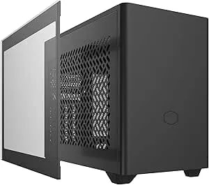 Cooler Master NR200P V2 Mini-ITX PC Case Ready, SFX Fit PSU Ready To Install, 280mm AIO Support, 357mm Vertical GPU Mount, Designed Ready Nvidia RTX 5090 - AMD RX 9070 XT, Tempered Glass, DIY