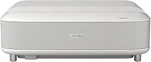 Epson Lifestudio Grand Ultra Short Throw Laser Projector 4k Pro-Uhd, 3,600 Lumens Of Color And White Brightness, Sound By Bose Technology, Google Tv With Gemini, 3-Chip 3lcd Technology, Hdr - White