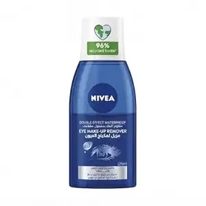 Nivea Gentle Two‑Phase Eye & Makeup Remover – Bi‑Phase Formula Quickly Dissolves Stubborn & Waterproof Makeup, Ophthalmologist & Dermatologist Tested, Safe For Sensitive Eyes, 4.23 Fl Oz