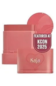 Kaja Cheek & Lip - Dewy Bar 06 Grapefruit Gelato - Creamy Blusher And Balm Multi-Stick, 45% Moisturizing Oil, Apple Extract, Vitamin-Hyaluronic Acid Infused, High Shine, Non-Sticky, Easy Blending, 10g