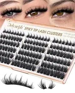 Manga Lash Clusters With Spikes Anime Eyelash Clusters Spiky Wet Cluster Eyelash Extensions Wispy Lashes Clusters Soft Thin Band Individual Lashes Clusters By Delyneph