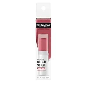 Neutrogena Healthy Glow Blush Stick, Easy To Use Lightweight Makeup, Ultra Creamy Cheek Color With Mango Butter Leaves Skin With A Natural Looking Colo, Spiced Rose, 0.3 Oz