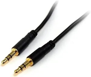 Startech.COM 3 FT Slim 3.5MM Stereo Audio Cable - M/M