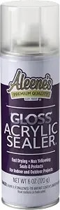 Aleene'S 26412 Spray Gloss Finish, 6 Oz Acrylic Sealer, Original Version, Clear - Gloss