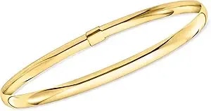 Ross-Simons Italian 14kt Yellow Gold Bangle Bracelet