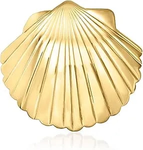 Ross-Simons Italian 14kt Yellow Gold Seashell Pendant
