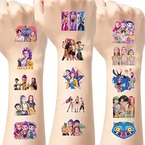 50pcs Sheets Temporary Tattoos For Kids,Cartoon Birthday Party Favors Gifts For Girl Boys Home Activity Class Prizes Carnival Christmas Rewards