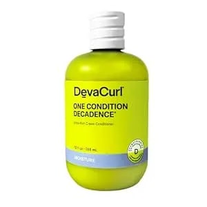 Devacurl One Condition Decadence Ultra-Rich Cream Conditioner, Green Oasis, 12 Fl. Oz.