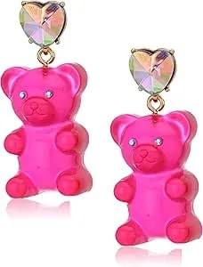 Betsey Johnson Bear Drop Earrings