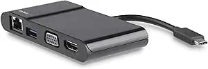 Startech.Com Usb-C Multiport Adapter - Usb-C Travel Dock With 4k Hdmi Or 1080p Vga, Gigabit Ethernet, 5gbps Usb-A 3.0 - Discontinued, Limited Stock, & Replaced By dkt31chvl (dkt30chv)