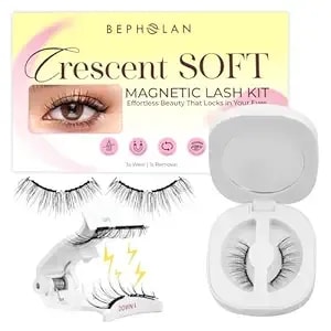 Bepholan Soft Magnetic Eyelashes With Applicator Reusable Upgrade Magnetic Lashes Natural Look No Glue Needed Easy To Wear And Remove(rc25)