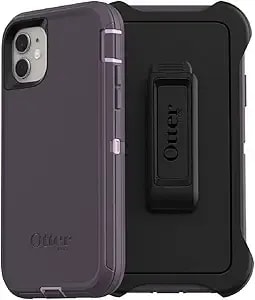 Otterbox Iphone 11 Defender Series Case - Purple Nebula (Winsome Orchid/Night Purple), Rugged & Durable, With Port Protection, Includes Holster Clip Kickstand