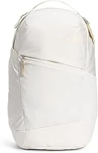 The North Face Women'S Isabella 3.0 Backpack - Everyday Travel Bag With 16" Laptop Sleeve, Water-Repellent Finish, Women-Specific Fit, Gardenia White Dark Heather/Gravel-NPF, One Size