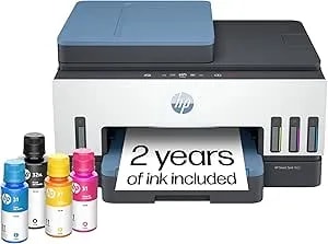 HP Smart Tank 7602 Wireless All-In-One Ink Tank Printer, Scanner, Copier With 2 Years Of Ink Included, Best-For-Home Office, Cartridge-Free Refillable, AI-Enabled (28B98A)